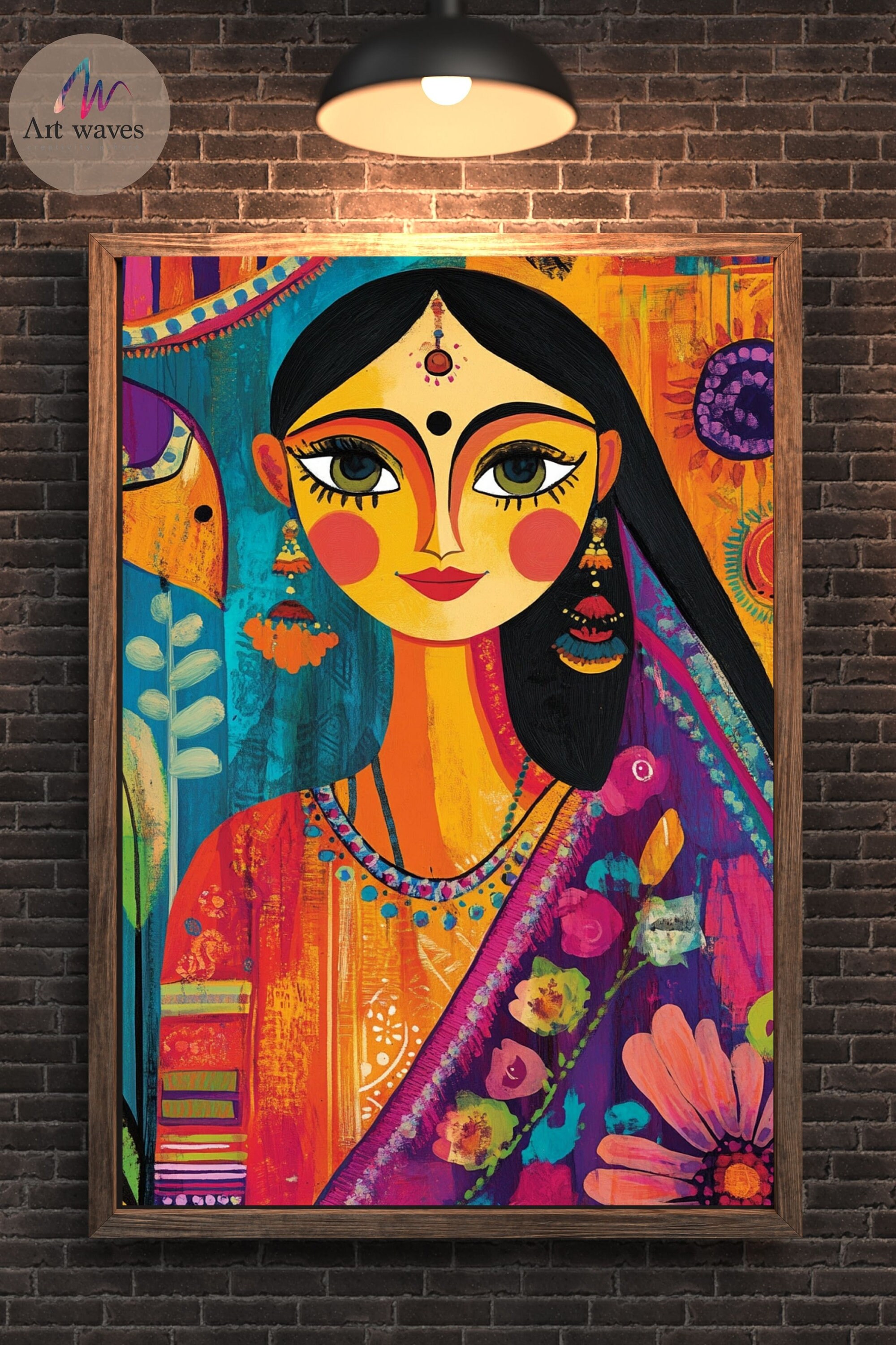 Special Print Women Abstract Art Digital Download Poster Art AI