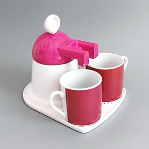 Moka coffee maker for 2 cups Collectible coffee maker New aluminum espresso maker Moka Pot Coffee lover gift Christmas gift Rose coffe maker