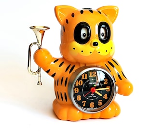 Vintage Alarm Clock Norakuro Dog Shaped Speak-up Alarm Clock