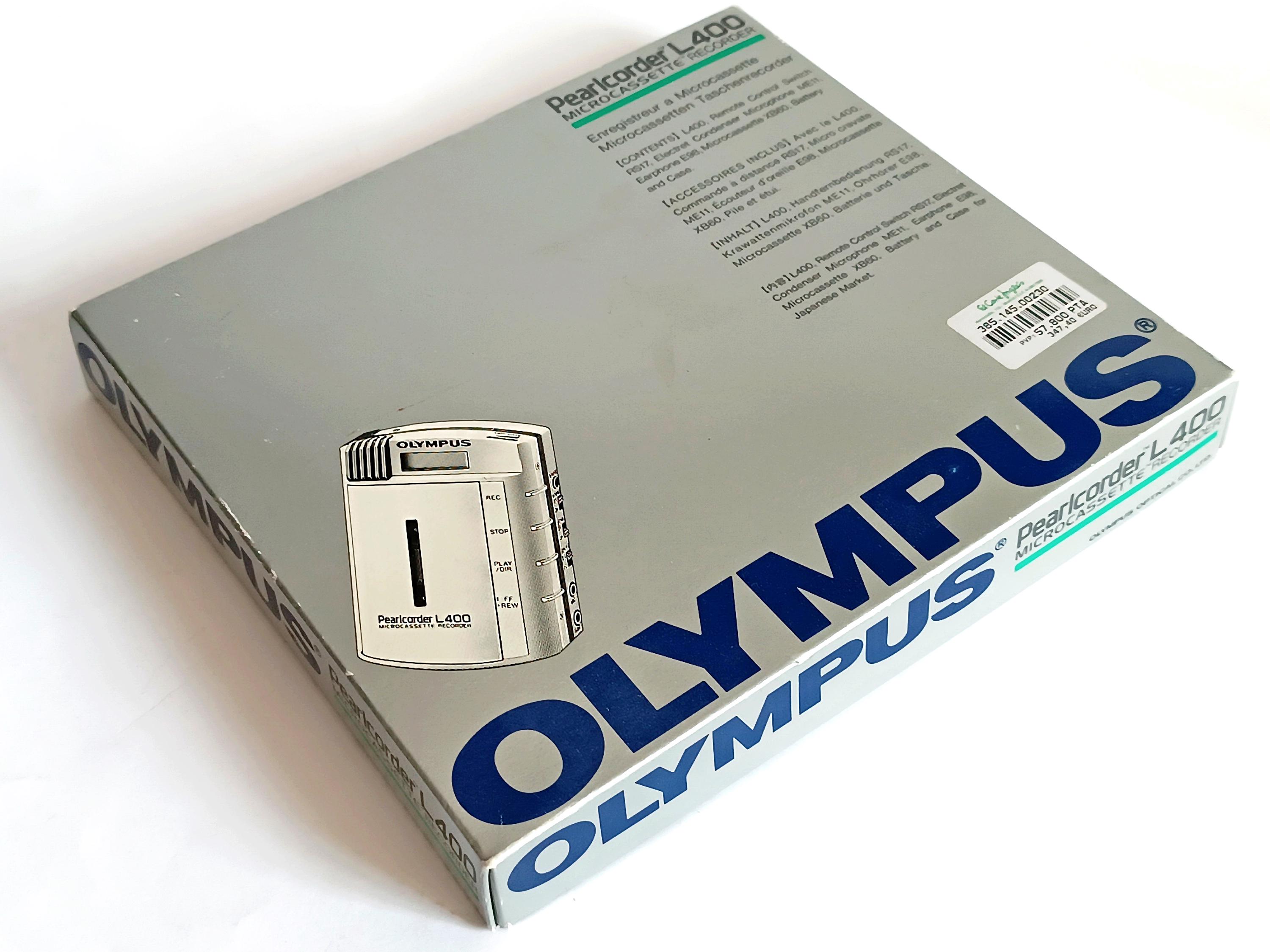 Small Voice Recorder Olympus Pearlcorder L400 With 3