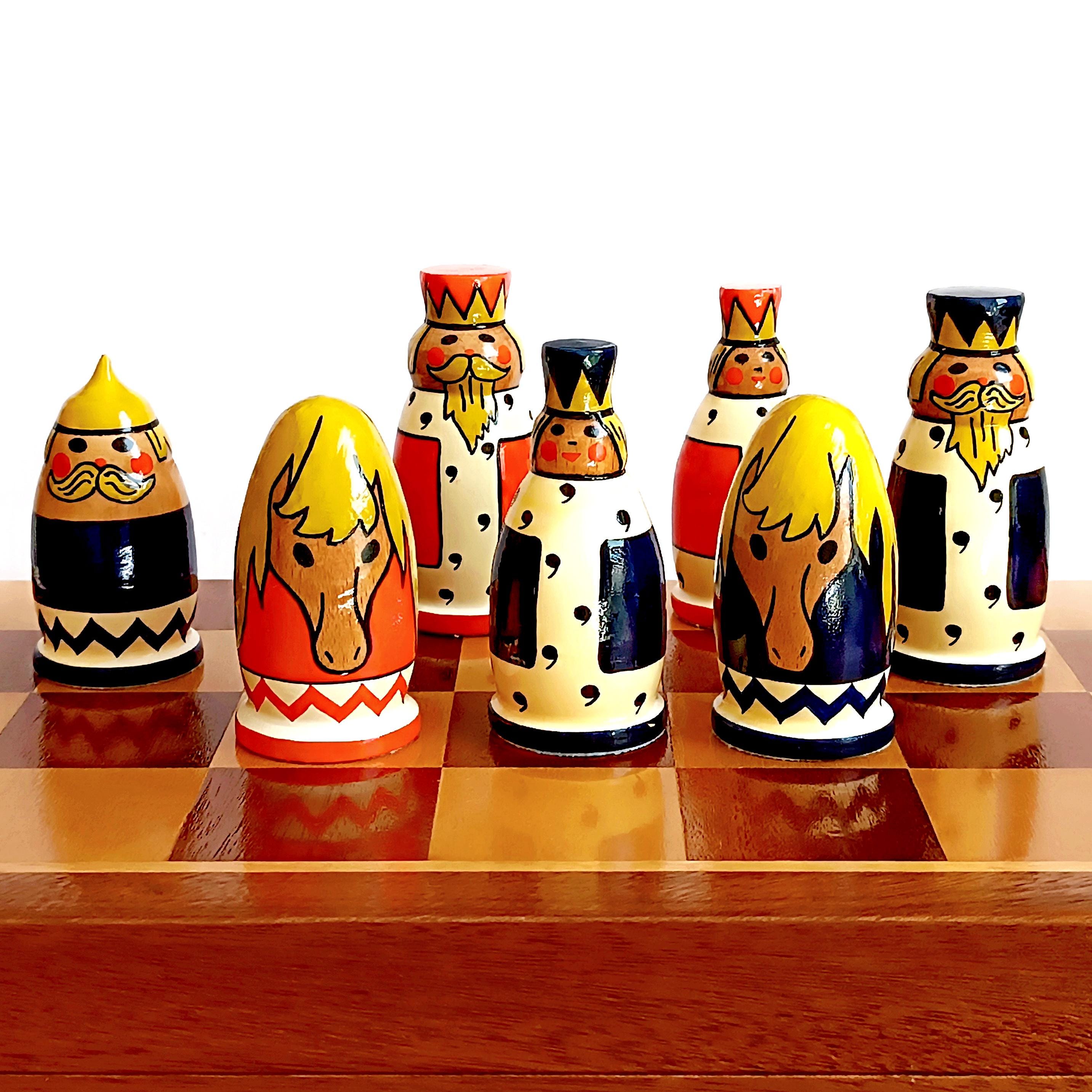 Nesting doll chess set - Etsy 日本