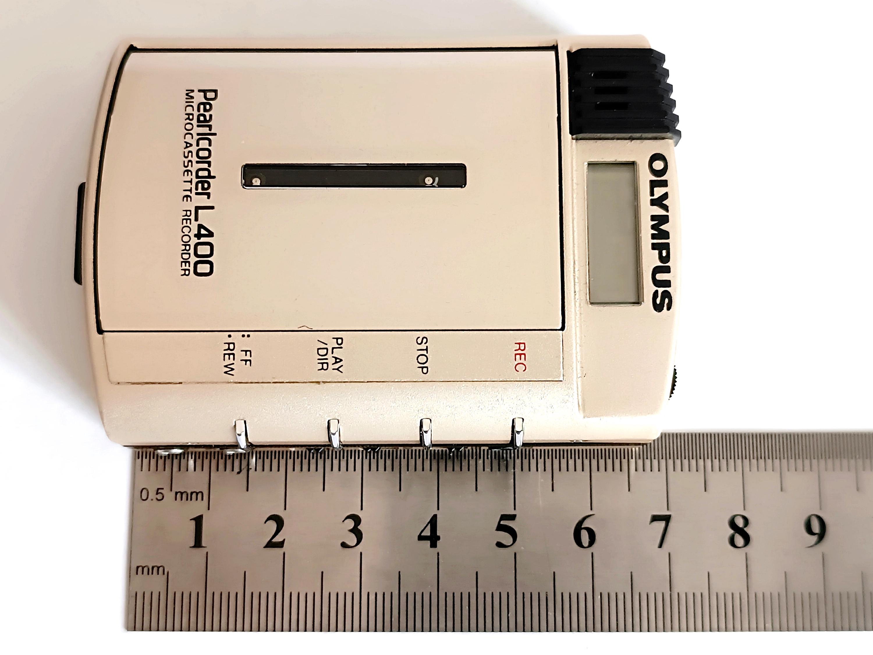 Small Voice Recorder Olympus Pearlcorder L400 With 3