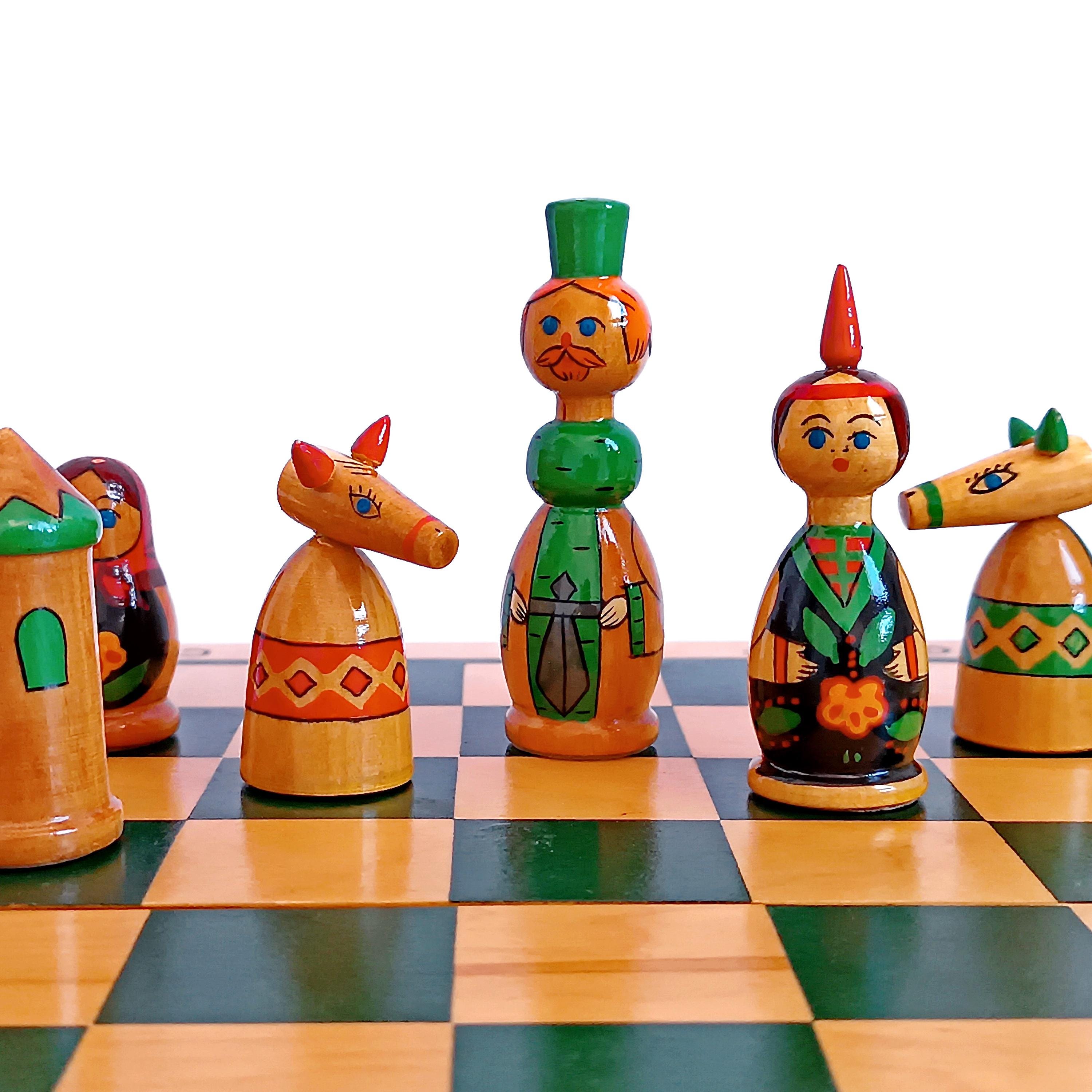 Nesting doll chess set - Etsy 日本