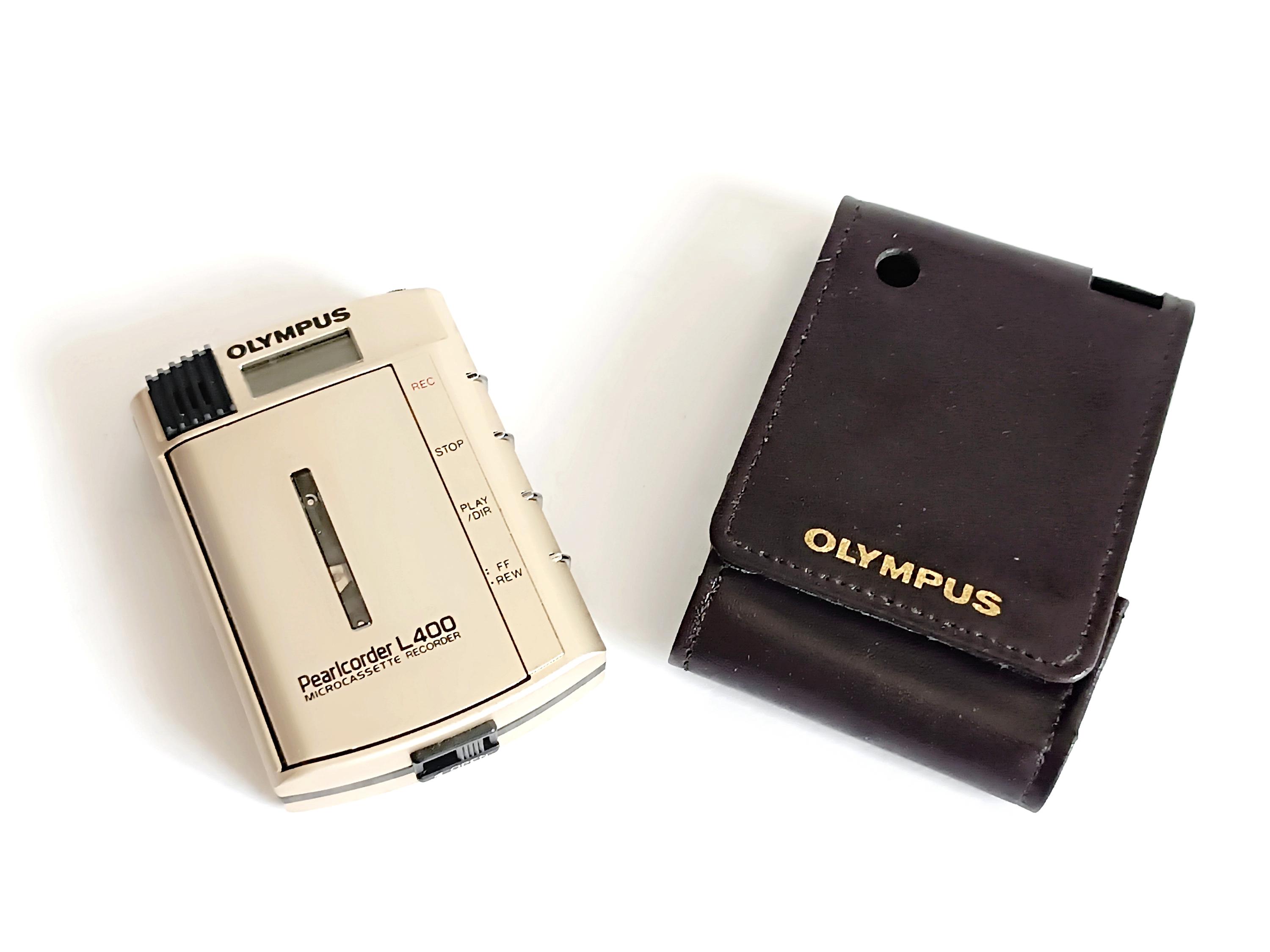 Small Voice Recorder Olympus Pearlcorder L400 With 3