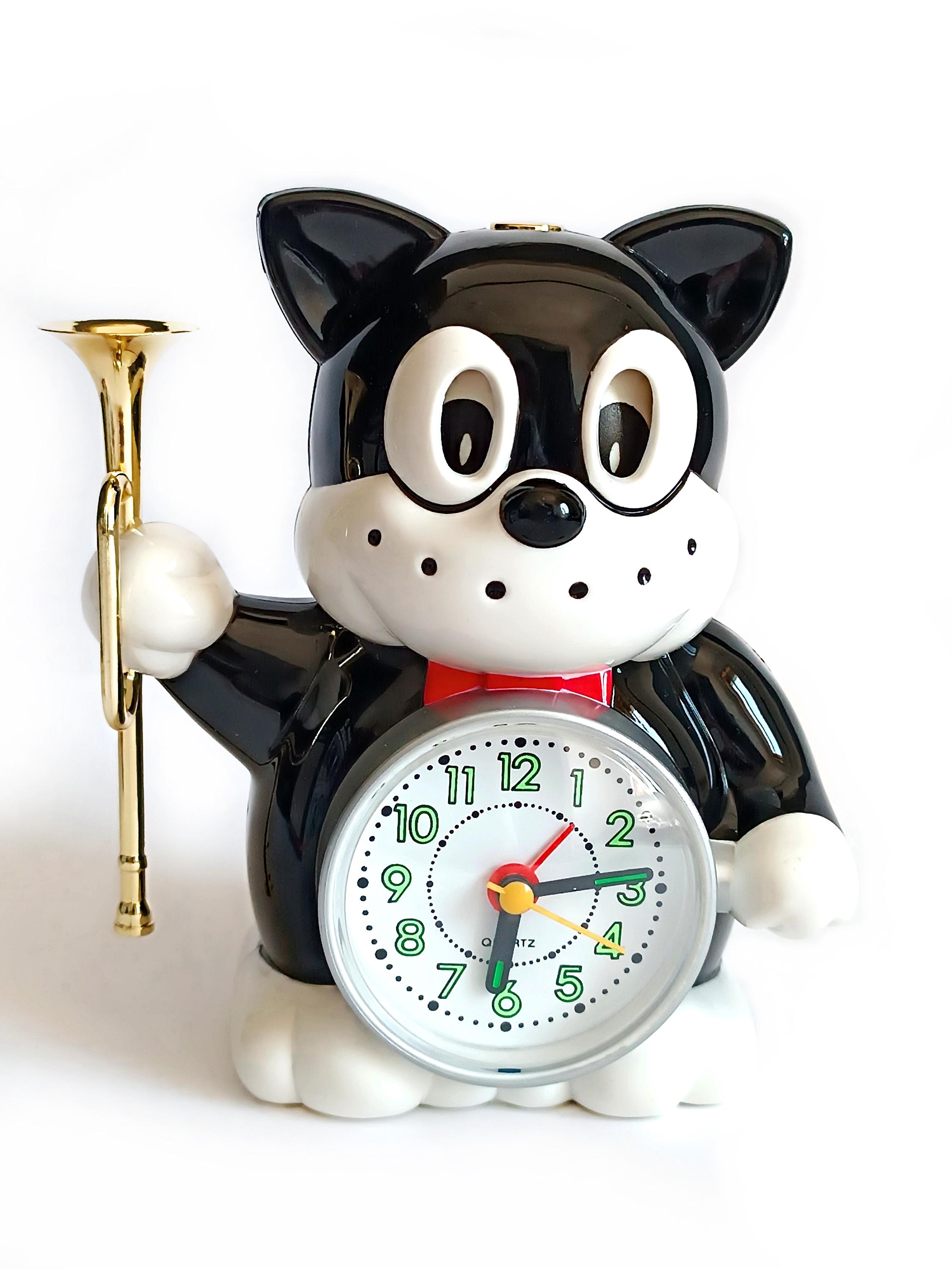 Vintage Alarm Clock Norakuro Dog Shaped Speak-up Alarm Clock