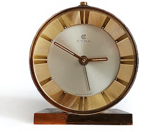 OROLOGIO RETRO LOOK Doppia Campana Sveglia Movimento Al Quarzo Snooze Analogico EUR 7,91