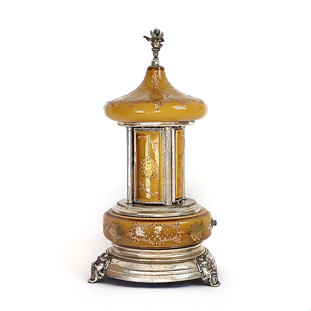 lipstick cigarette carousel And I wouldnt have it any other way will never get over this vintage carousel!! Comment links & Ill dm you the details #vanity #makeupvanity #vintage #perfume #aesthetic Lot - A Reuge Porcelain