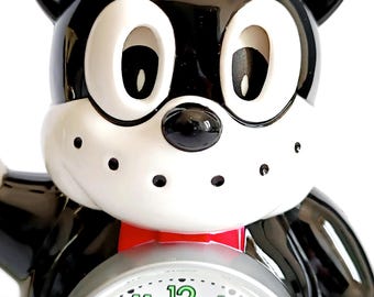 Vintage Alarm Clock Norakuro Dog Shaped Speak-up Alarm Clock