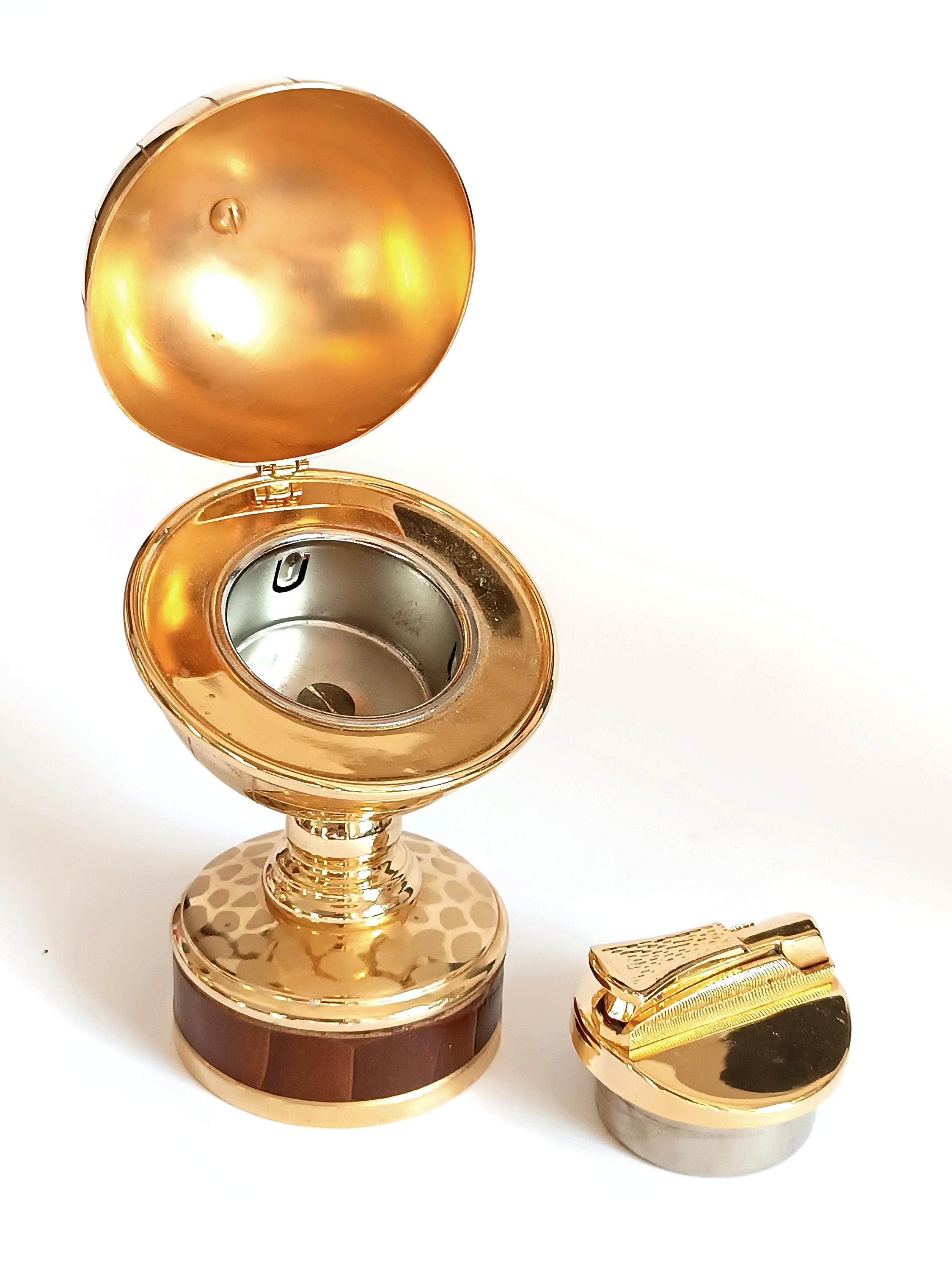 小物 blank smoking leather globe Collectible Smoking Set Globe Shaped Musical Cigarette Dispenser