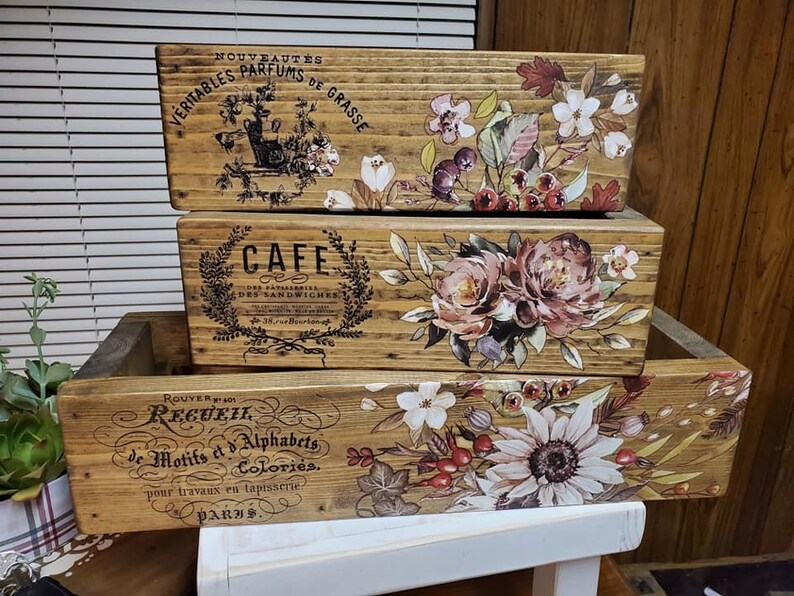 Furniture Transfer ReDesign with Prima SUNFLOWER FARMS Etsy