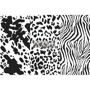 ANIMAL PATTERNS - Redesign Kleines Bügelbild