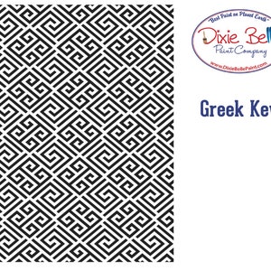 GREEK KEY STENCIL - Belles And Whistle