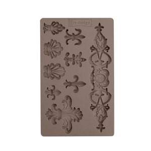 FLEUR DE LIS Mould - Redesign Moulds - Furniture Decor Moulds - Applique Moulds