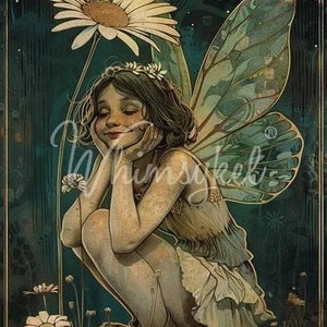HAPPY DAISY - - Carta velina per decoupage 21×29 - WhimsyKel Designs