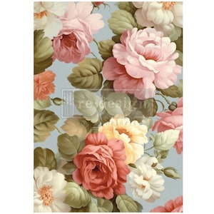 SALON De La GLOIRE - Carta per decoupage in fibra A1 - 1 foglio, formato A1 - 23,4" x 33,1"