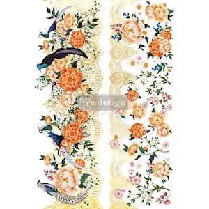 PHEASANTS & PEONIES -Redesign Decor Transfer - CeCe ReStyled