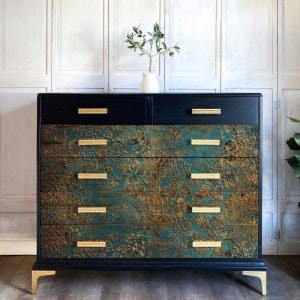 AGED PATINA  - A1 Decoupage Fiber Paper - redesign decoupage image - A1 SIZE - 23.4&quot; x 33.1&quot;