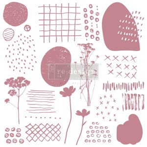 May include: A set of 14 pink and white graphic design elements, including circles, dots, lines, crosses, and floral shapes. The design elements are perfect for creating unique and stylish projects.