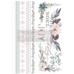 SPARKLE & JOY - Redesign Decor Transfer Prima Transfer, Decor Transfer, Rub on Transfer0-