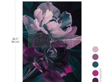 ETERNAL LOTUS - A1 Decoupage Fiber Paper - Redesign Decoupage Image ...