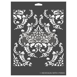 REGAL STRIAE - 3D Decor Stencils - 1 pc, sheet size 9&quot; x 12&quot;
