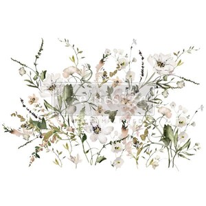 PASTELS ARTISTRY - Decor Transfers® - Dimensioni totali del foglio 24″X35″, tagliato in 2 fogli