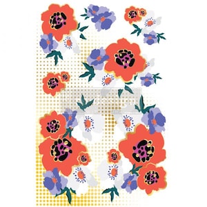 MODERNIST FLORAL - Redesign Decor Transfer - CeCe ReStyled