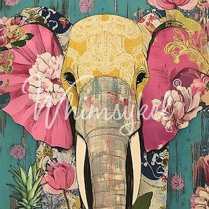 Boho WANDERER - WhimsyKel Designs - Papel de seda para decoupage - 21" x 29"