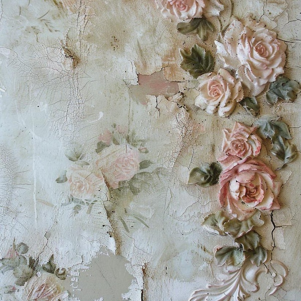 CRACKLIN' ROSIE - Elsie Lane Decoupage Gewebe - 54cm mal 76cm