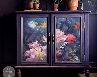 ENCHANTED GARDEN - A1 Decoupage Fiber Paper - Redesign Decoupage Image - A1 - 23.4" by 33.1"