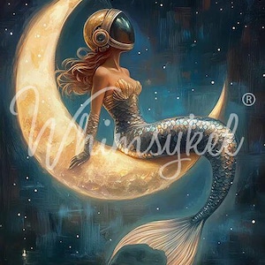 MEERJUNGFRAU DREAMS - WhimysKel Designs - Decoupage Seidenpapier - 54cm mal 73cm