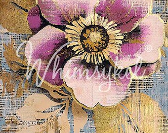 LAVENDER PETALS - WhimsyKel Designs - 18lb Tissue Paper - 21" by 29" - Decoupage Paper