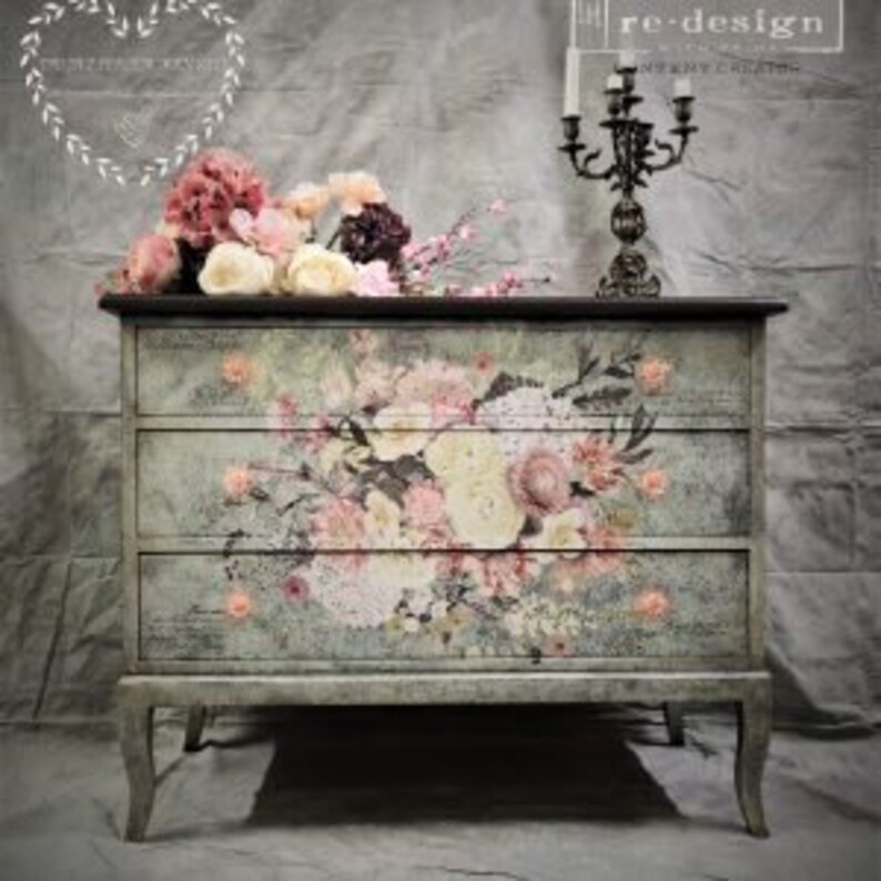 ReDesign with Prima Furniture Transfers LIFE in FULL BLOOM Decor Transfer,