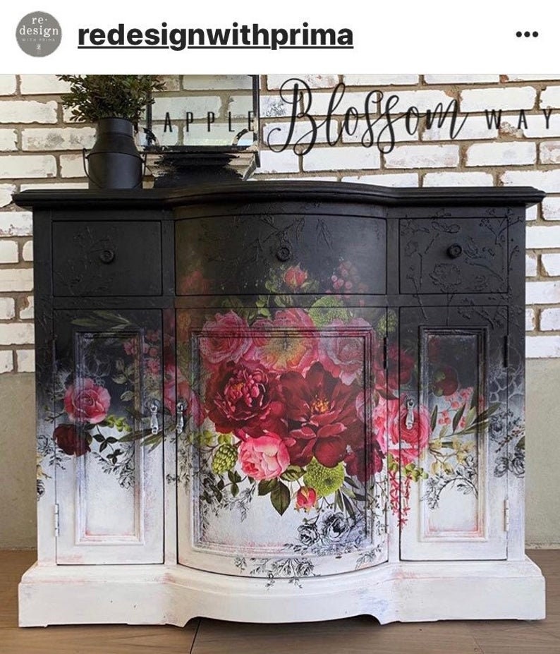 Furniture Transfers Redesign With Prima ROYAL BURGUNDY Etsy