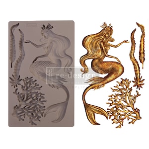 Sea Maven - Redesign Mould - Furniture Decor Mould - Applique Mould