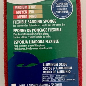 Paint Prepping Sanding Block MEDIUM /FINE  Sanding Block
