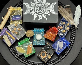 Deluxe Witchcraft Kit- everything shown plus candels and a suprise gift