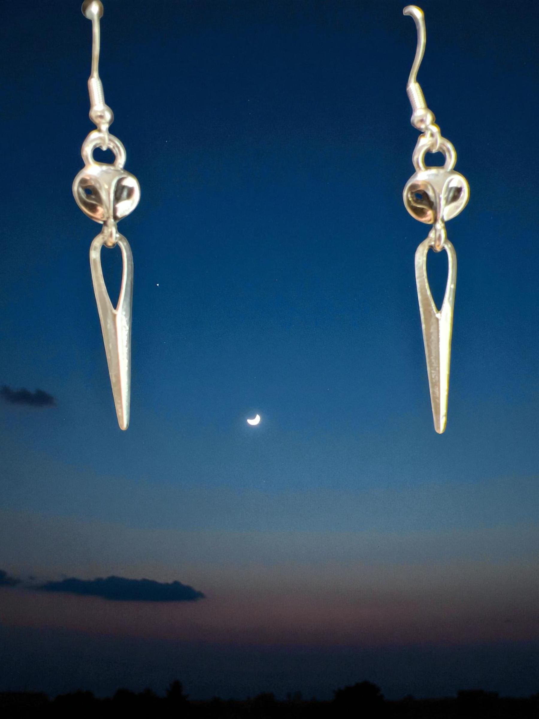 Unique Owl Earrings made with .925 Sterling Silver Hooks for Sensitive Ears