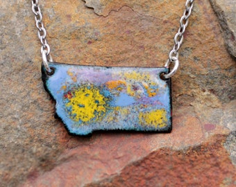 Montana Necklace Enamel Jewelry