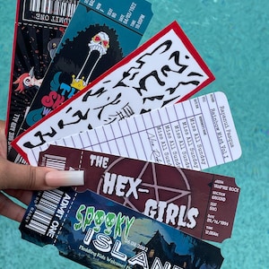 Cartoon/ Anime Ticket Lesezeichen