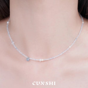 Aquamarine Necklace by Studio Cunshi
