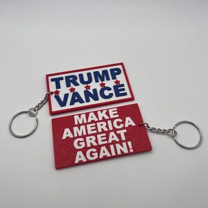 TRUMP VANCE x Make America Great Again 3D Key Tag