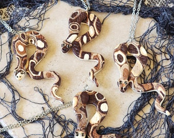 Python Snake Necklace | Witchy | Handmade Halloween | Unique