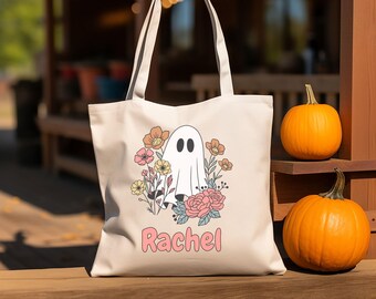 Halloween Trick or Treat Bag, Personalized Name Halloween Bag, Gift for kids, Kids Halloween Trick or Treat Bag, Personalized Halloween Bag