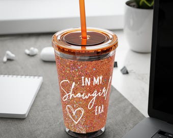 In my Showgirl Era Tumbler with Straw, Life of Showgirl Tumbler, New Album Cup