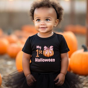 My First Halloween Baby Shirt, Baby Halloween Bodysuit, Babys First Halloween shirt, Gift for her, Halloween Gift, Trick or Treat shirt