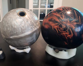 Bowling Ball Spinner: 3D Printed Cup with Steel Ball Bearings