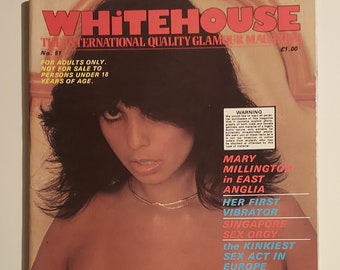 Whitehouse RARE Vintage Retro ADULTO Glamour Magazine - Mary Millington In East Anglia - Volume Numero 51