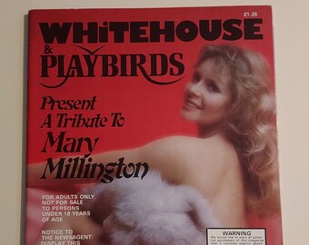 RARA rivista vintage retrò per adulti Glamour WHITEHOUSE E PLAYBIRDS presentano un omaggio a Mary Millington