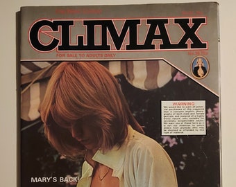 Climax RARE Vintage Retro ADULT Glamour Magazine - Mary Millington - Volume Issue 36/37